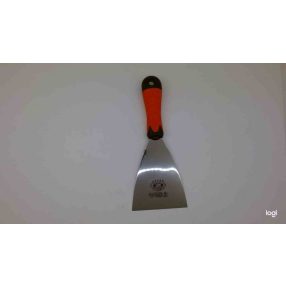 Spakli rozsdamentes  75mm műanyag  nyél