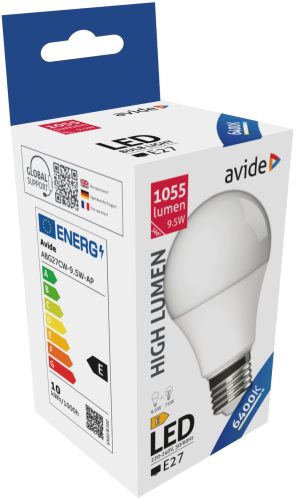 Avide led izzó  E27 9,5W hidegfehér (933009)