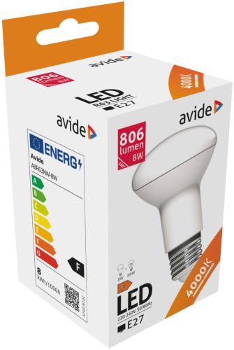 Avide led izzó E27 8W  természetes fehér (931906)