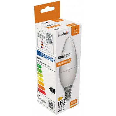 Avide led izzó E14 6,5W természetes fehér(931128)