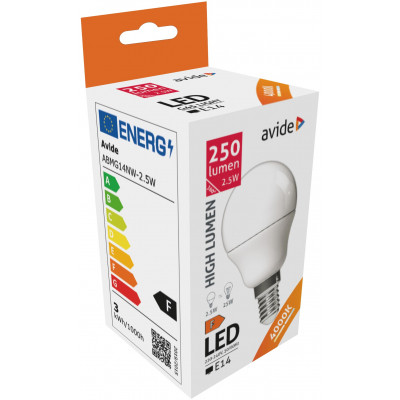 Avide led zzó E14 2,5 W  természetes fehér (931425)