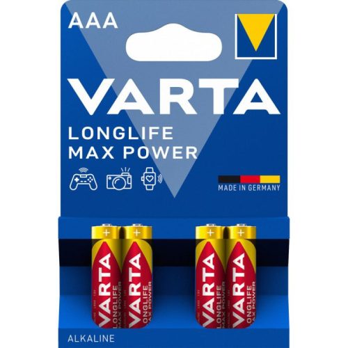 VARTA AAA Longlife Max power 4db/bliszter ár/bliszter 