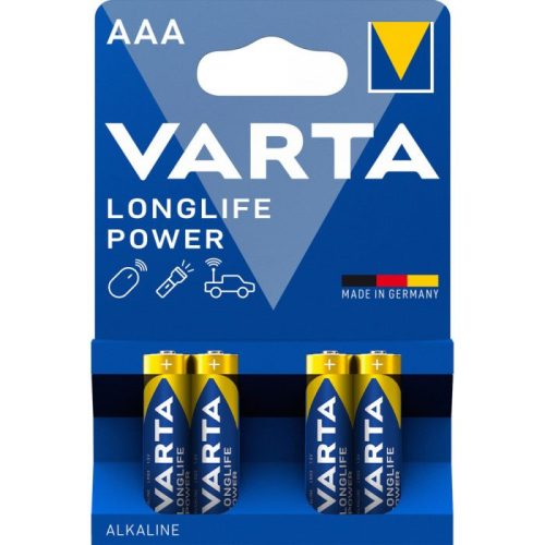 VARTA AAA Longlife power 4db/bliszter ár/bliszter 