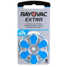 Rayovac Extra  hallókészülék elem 675 B6 ár/levél
