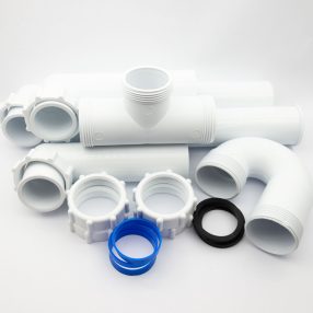   Két medencés mosogató szifon 40mm-es elfolyással (STY-639-2)