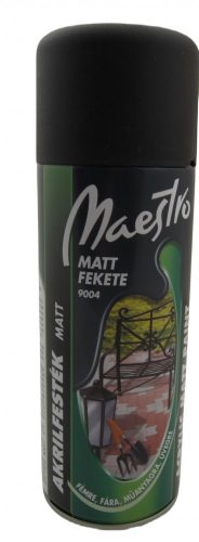 Maestro akril festék  matt fekete (RAL 9004)