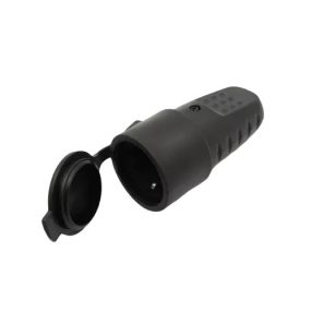 Szerelhető dugalj IP44  fekete