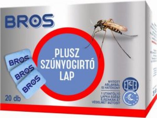 Bros szúnyogriasztó lap
