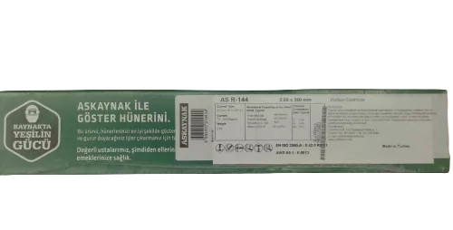 Rutilos elektróda  2,50x350mm 1kg (AS-R144250)