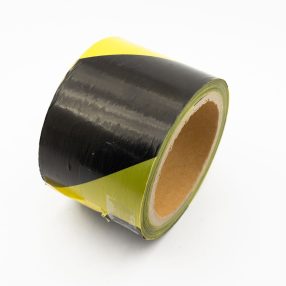 Jelölőszalag sárga-fekete 80mmx100m