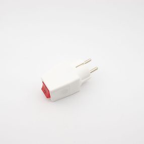   Csatlakozó dugó világító, billentyűs kapcsolóval, krém( VA-00735)