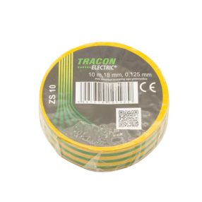Szigetelőszalag 10m x 18mm zöld-sárga